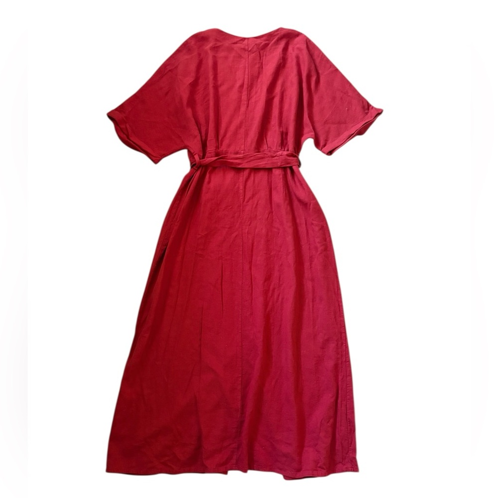 Katrina Cinque Terre Made In Italy Mediterranean Linen Blend Maxi Dress XL - Picture 3 of 11